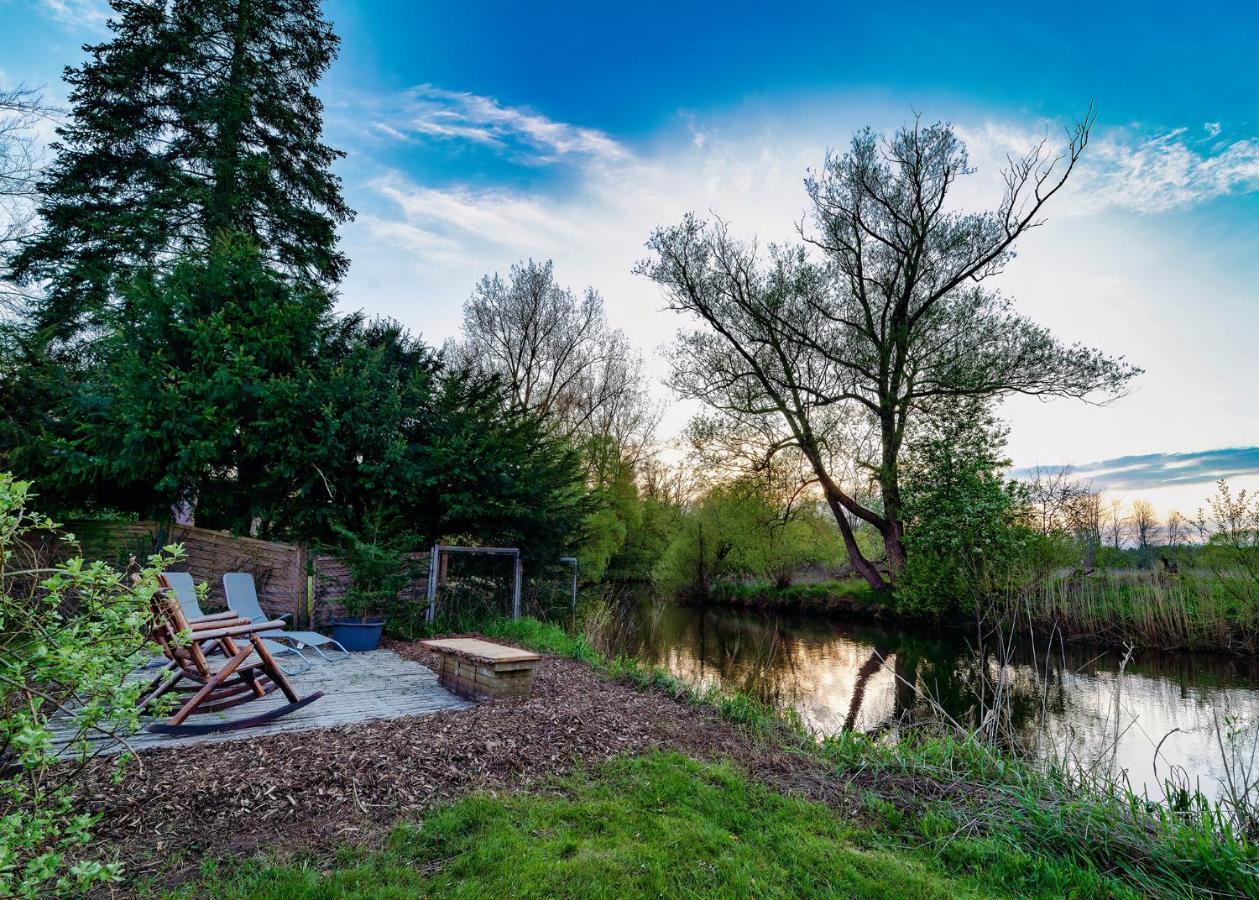 Ferienwohnung Ferienhaus Direkt An Der Wuemme Hellwege Exterior foto